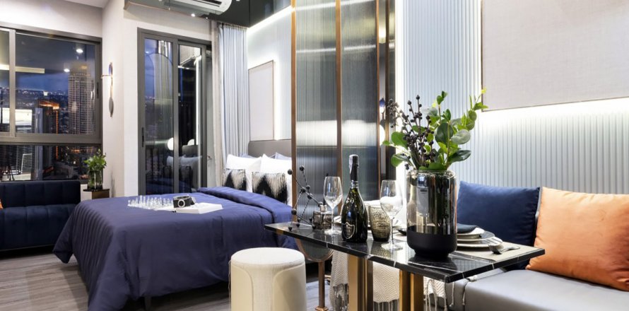 Eigentumswohnung in Bangkok, Thailand, 1 Schlafzimmer in IDEO SUKHUMVIT RAMA 4 № 9287