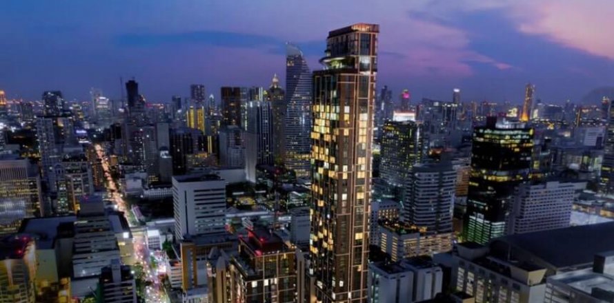 Eigentumswohnung in Bangkok, Thailand, 1 Schlafzimmer in 28 CHIDLOM № 6601