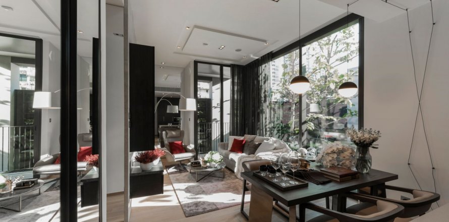 Eigentumswohnung in Bangkok, Thailand, 1 Schlafzimmer in 28 CHIDLOM № 9933