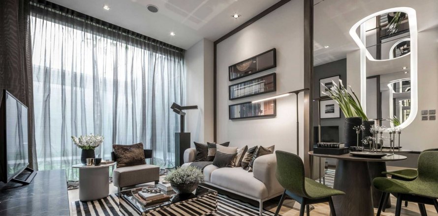 Eigentumswohnung in Bangkok, Thailand, 2 Schlafzimmer in 28 CHIDLOM № 9935