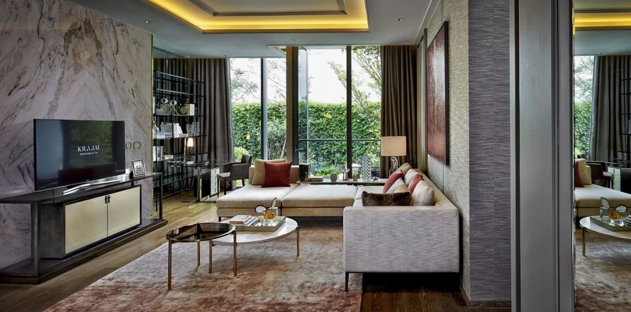 Eigentumswohnung in Bangkok, Thailand, 4 Schlafzimmer in KRAAM SUKHUMVIT 26 № 9945