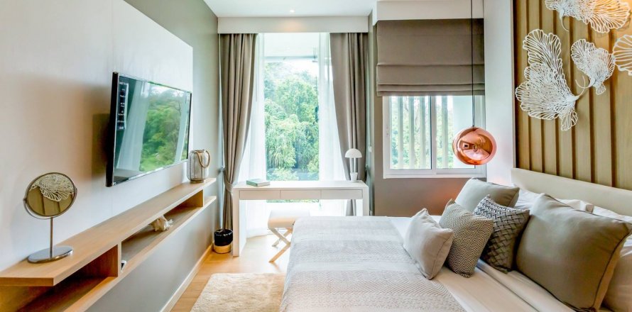 Eigentumswohnung in Phuket, Thailand, 2 Schlafzimmer in Grand Breeze Park Condotel  № 18341
