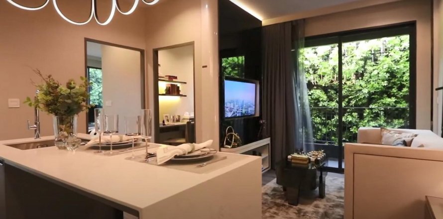 Eigentumswohnung in Bangkok, Thailand, 1 Schlafzimmer in IDEO MOBI RAMA 4 № 10847