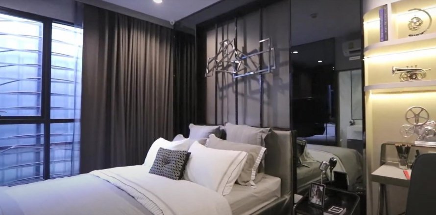 Eigentumswohnung in Bangkok, Thailand, 1 Schlafzimmer in IDEO MOBI RAMA 4  № 10848
