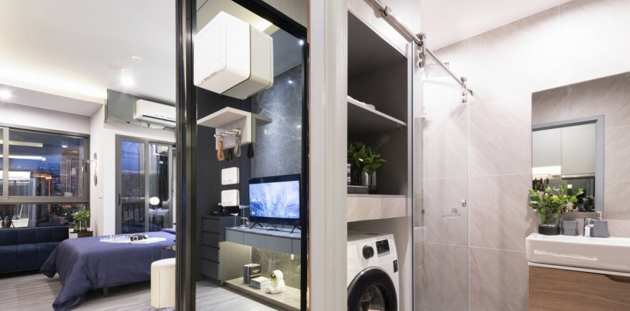 Eigentumswohnung in Bangkok, Thailand, 1 Schlafzimmer in IDEO MOBI RAMA 4  № 10843