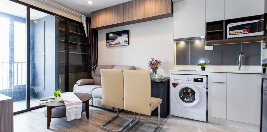 Eigentumswohnung in Bangkok, Thailand, 1 Schlafzimmer in IDEO RAMA 9 - ASOKE  № 10857