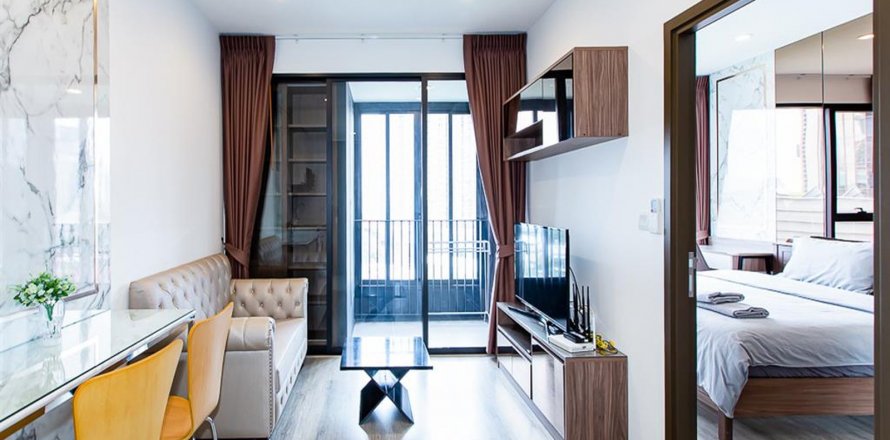 Eigentumswohnung in Bangkok, Thailand, 1 Schlafzimmer in IDEO RAMA 9 - ASOKE  № 10853