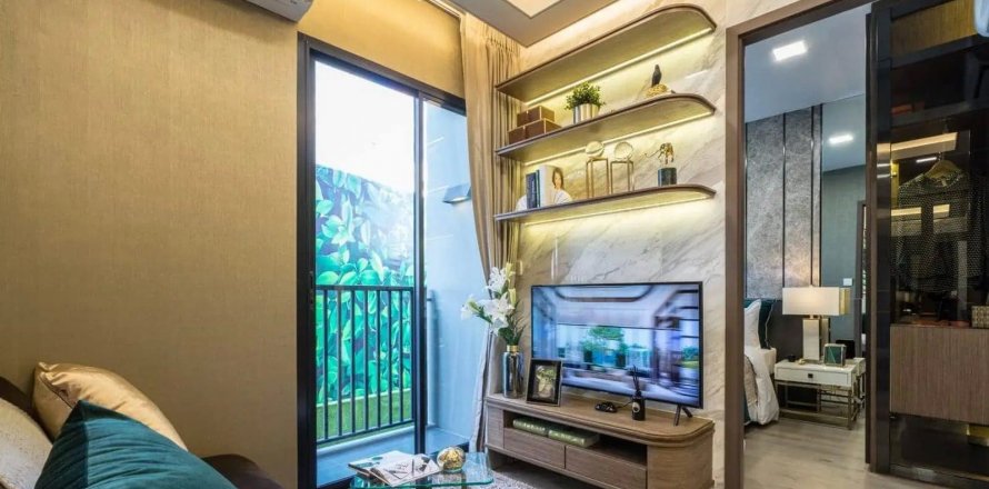 Eigentumswohnung in Bangkok, Thailand, 1 Schlafzimmer in THE PRIVACY TAOPOON INTERCHANGE № 10959