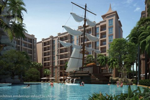 Eigentumswohnung auf Jomtien Beach, Pattaya, Thailand, 2 Schlafzimmer № 19849 - Foto 15