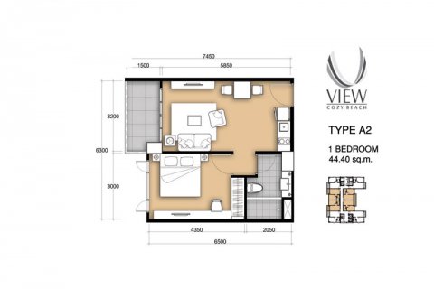 Eigentumswohnung in Pattaya, Thailand, 1 Schlafzimmer  № 23623 - Foto 4