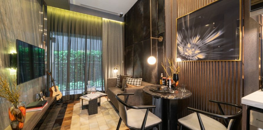 Eigentumswohnung in Bangkok, Thailand, 1 Schlafzimmer in Park Origin Thonglor № 19169