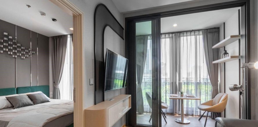 Eigentumswohnung in Bangkok, Thailand, 1 Schlafzimmer in Quinn Sukhumvit 101 № 19261