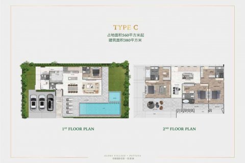 Haus in Bang Lamung, Thailand 3 Schlafzimmer № 25769 - Foto 5