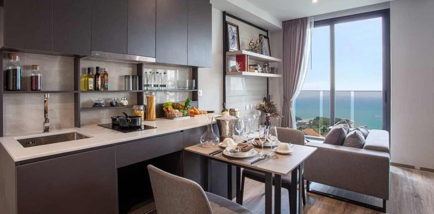 Eigentumswohnung in Pattaya, Thailand, 2 Schlafzimmer in Andromeda Condominium  № 25451