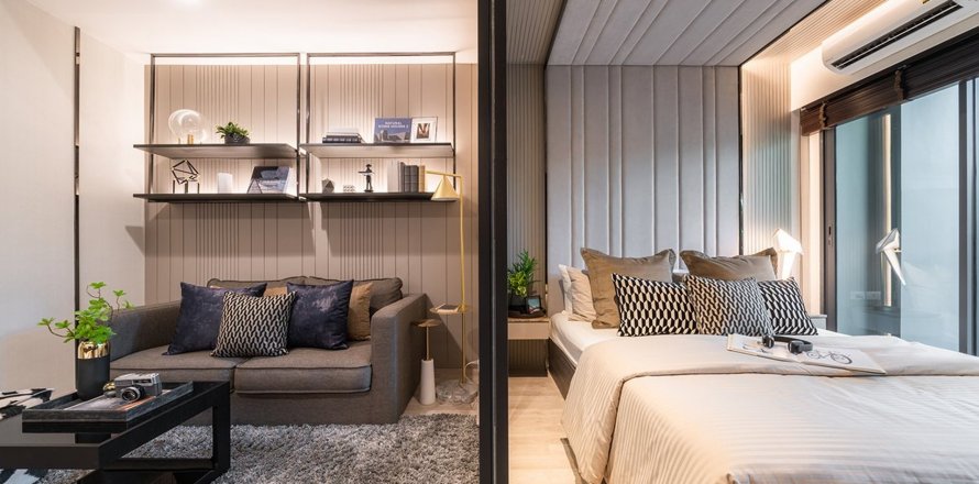 Eigentumswohnung in Bangkok, Thailand, 2 Schlafzimmer in IDEO RATCHADA-SUTTHISAN № 25329