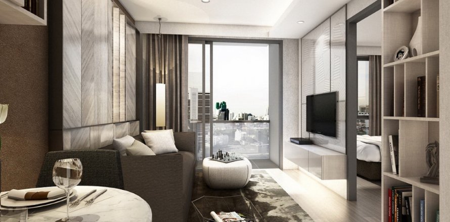 Eigentumswohnung in Bangkok, Thailand, 1 Schlafzimmer in Totnes Kaset - Nawamin  № 28473