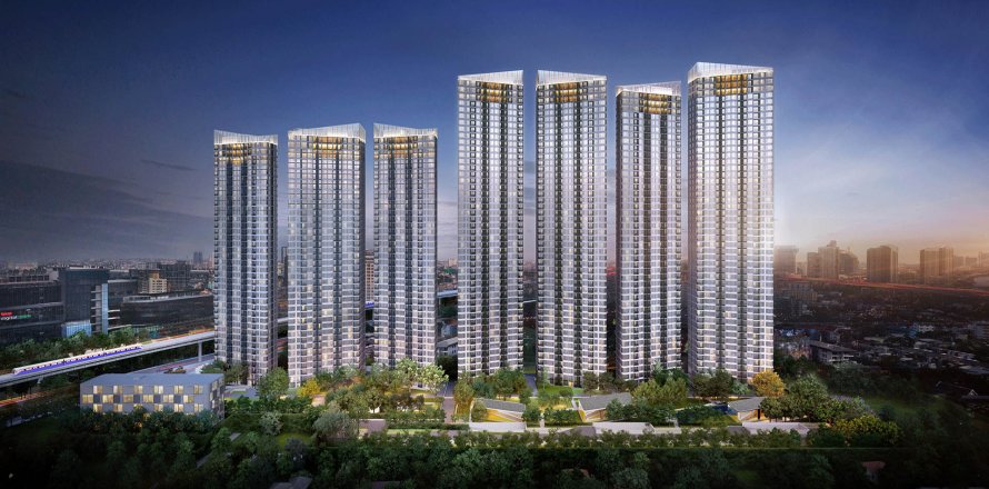 Sobre plano Skyrise Avenue Skv64 en Bangkok, Tailandia № 9242