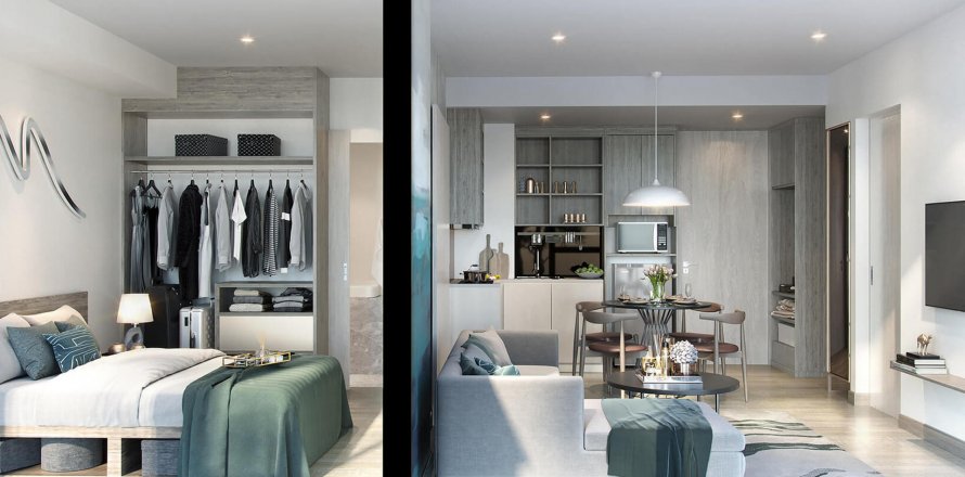 Condominio de 2 dormitorios en Phuket, Tailandia en SKYPARK № 3025