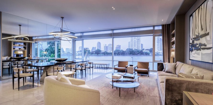 Condominio de 4 dormitorios en Bangkok, Tailandia en Four Seasons Private Residences № 9383