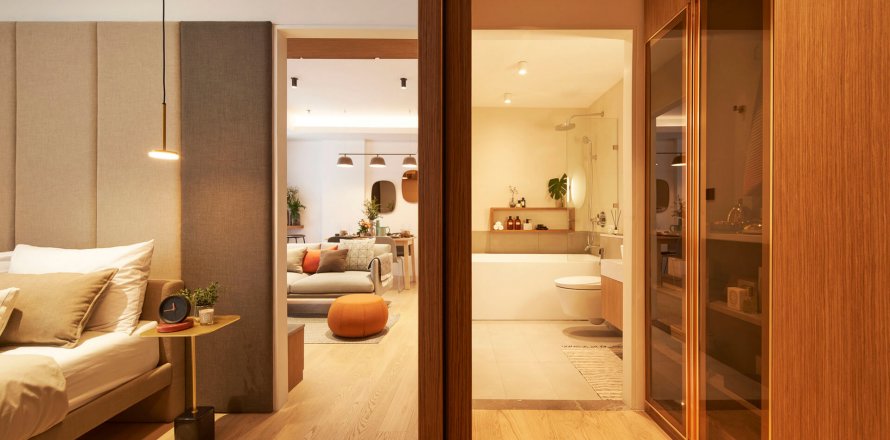 Condominio de 1 dormitorio en Bangkok, Tailandia en HOLME Ekkamai 22 № 9511