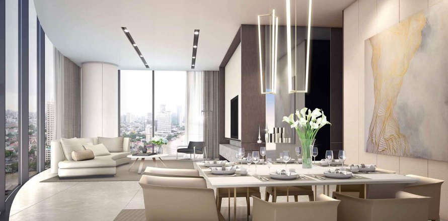 Condominio de 2 dormitorios en Bangkok, Tailandia en Banyan Tree Residence Riverside Bangkok № 9395