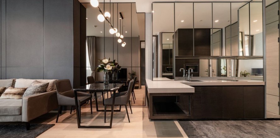 Condominio de 2 dormitorios en Bangkok, Tailandia en 28 CHIDLOM  № 9934