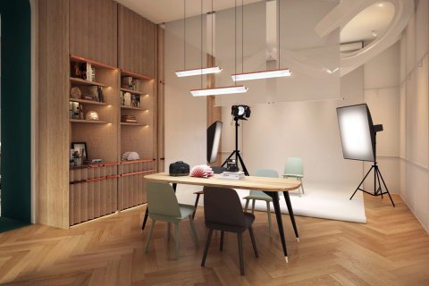 Condominio de 1 dormitorio en Bangkok, Tailandia en XT HUAIKHWANG  № 9357