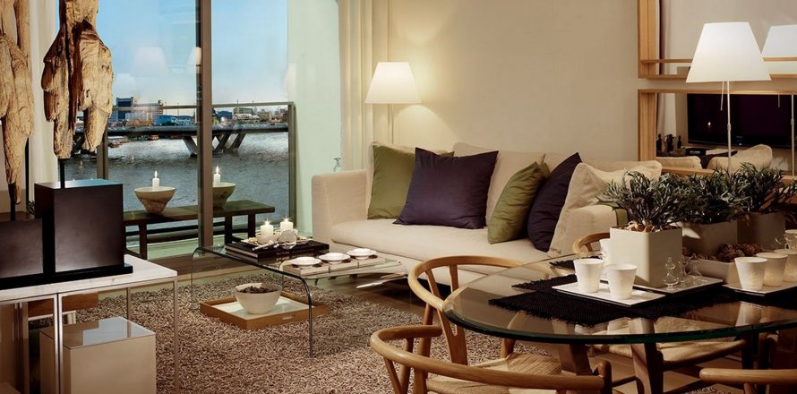 Condominio de 3 dormitorios en Bangkok, Tailandia en The River  № 9446