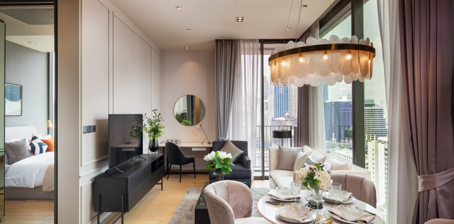 Condominio de 2 dormitorios en Bangkok, Tailandia en 28 CHIDLOM № 6600