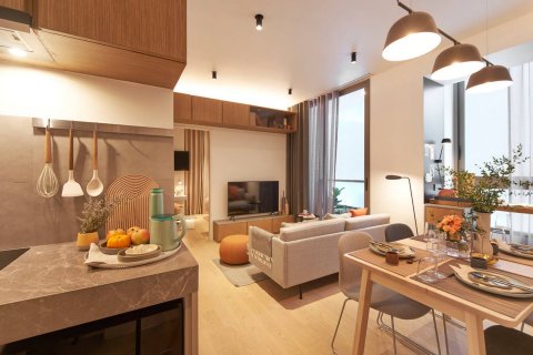 Condominio de 2 dormitorios en Bangkok, Tailandia en HOLME Ekkamai 22  № 9501