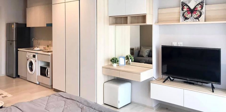 Estudio en el condominio en Bangkok, Tailandia en Life One Wireless № 9659
