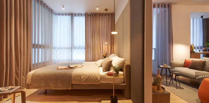 Condominio de 2 dormitorios en Bangkok, Tailandia en HOLME Ekkamai 22 № 9502