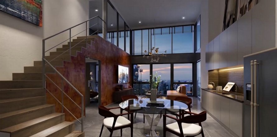 Condominio de 2 dormitorios en Bangkok, Tailandia en The Lofts Silom № 9433