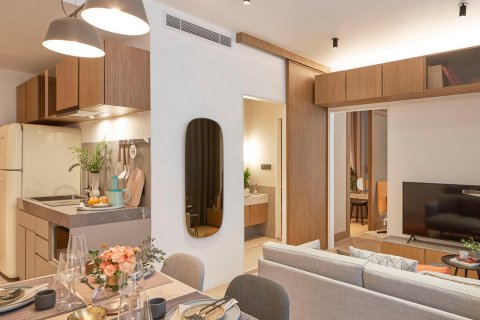 Condominio de 2 dormitorios en Bangkok, Tailandia en HOLME Ekkamai 22  № 9503