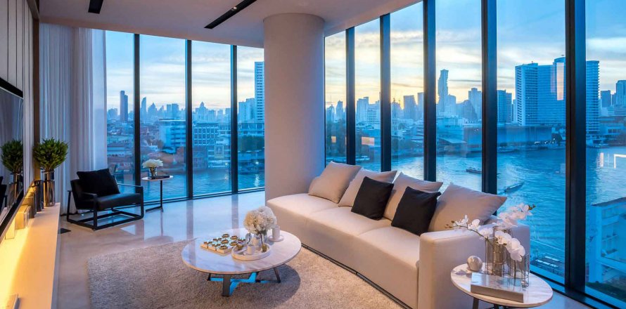Condominio de 4 dormitorios en Bangkok, Tailandia en Banyan Tree Residence Riverside Bangkok № 9398