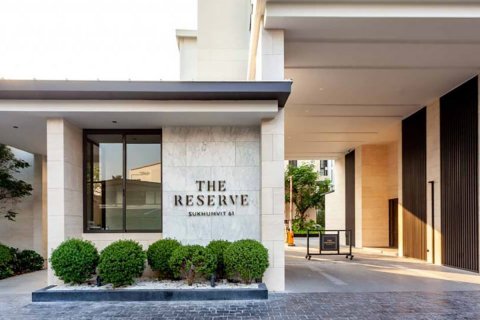 Sobre plano THE RESERVE SUKHUMVIT 61 en Bangkok, Tailandia № 9319