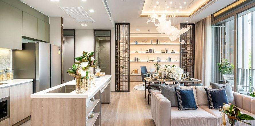 Condominio de 2 dormitorios en Bangkok, Tailandia en RHYTHM CHAROENKRUNG PAVILLION № 9296