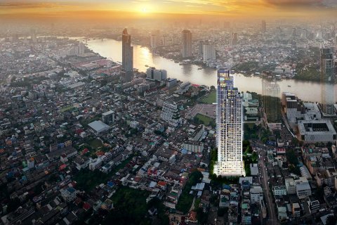 Sobre plano RHYTHM CHAROENKRUNG PAVILLION en Bangkok, Tailandia № 9292
