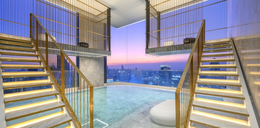 Condominio de 1 dormitorio en Bangkok, Tailandia en 28 CHIDLOM № 6603