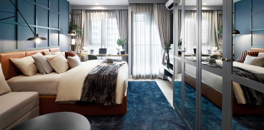 Condominio de 1 dormitorio en Bangkok, Tailandia en Life One Wireless № 9666