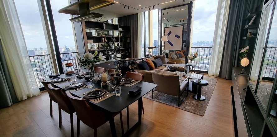 Condominio de 3 dormitorios en Bangkok, Tailandia en NOBLE BE 19  № 9929