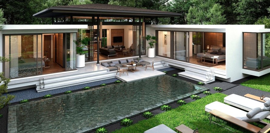 Sobre plano Botanica Modern Loft en Phuket, Tailandia № 18089