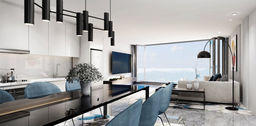 Condominio de 2 dormitorios en Phuket, Tailandia en Bluepoint Condominiums  № 18282