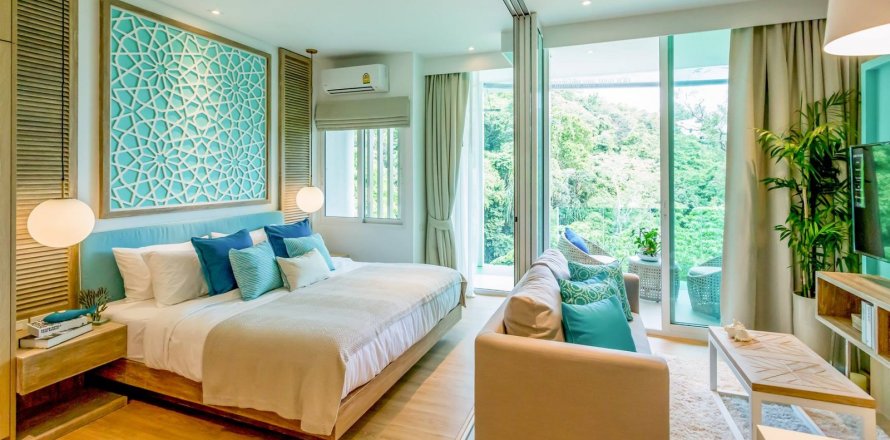 Condominio de 1 dormitorio en Phuket, Tailandia en Grand Breeze Park Condotel № 18297