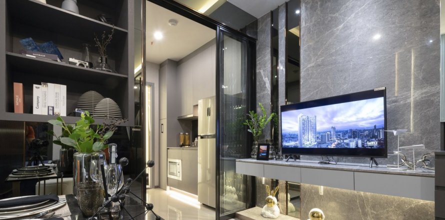 Condominio de 1 dormitorio en Bangkok, Tailandia en IDEO MOBI RAMA 4  № 10845
