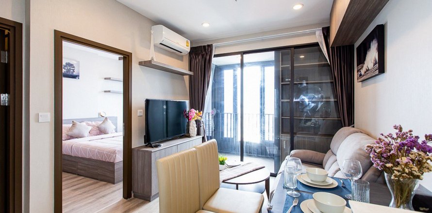 Condominio de 1 dormitorio en Bangkok, Tailandia en IDEO RAMA 9 - ASOKE  № 10856