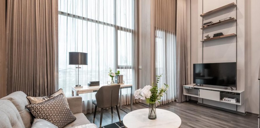 Condominio de 1 dormitorio en Bangkok, Tailandia en KNIGHTSBRIDGE SPACE - RAMA9 № 11077