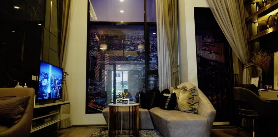 Condominio de 3 dormitorios en Bangkok, Tailandia en KNIGHTSBRIDGE SPACE - RAMA9 № 11085
