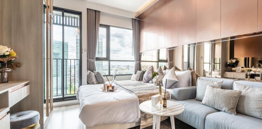 Condominio de 1 dormitorio en Bangkok, Tailandia en KNIGHTSBRIDGE PRIME RATCHAYOTHIN № 11094