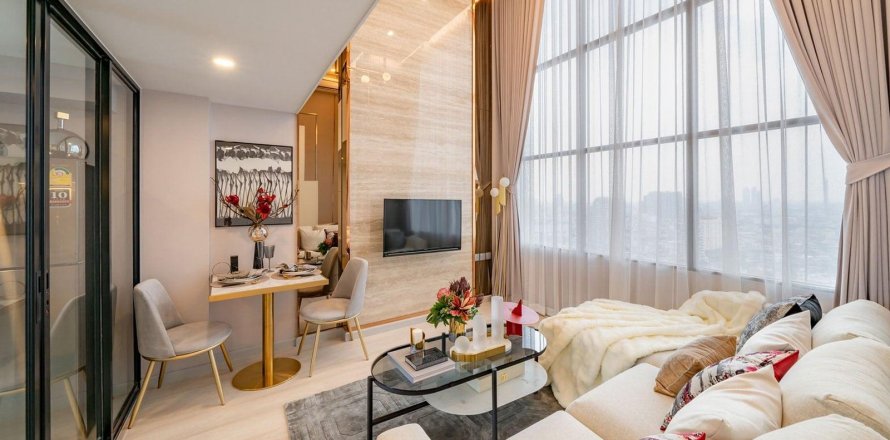 Condominio de 1 dormitorio en Bangkok, Tailandia en KNIGHTSBRIDGE SPACE RATCHAYOTHIN  № 11070